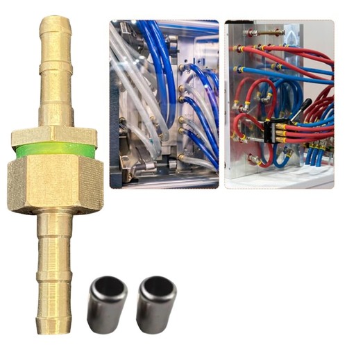 Raccordo tubo ottone - raccordo, 6,5